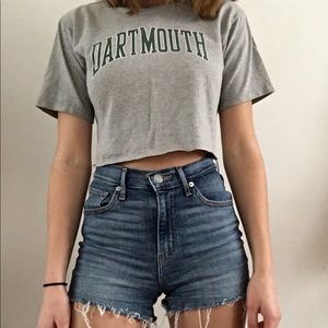 CROPPED DARTMOUTH T-SHIRT